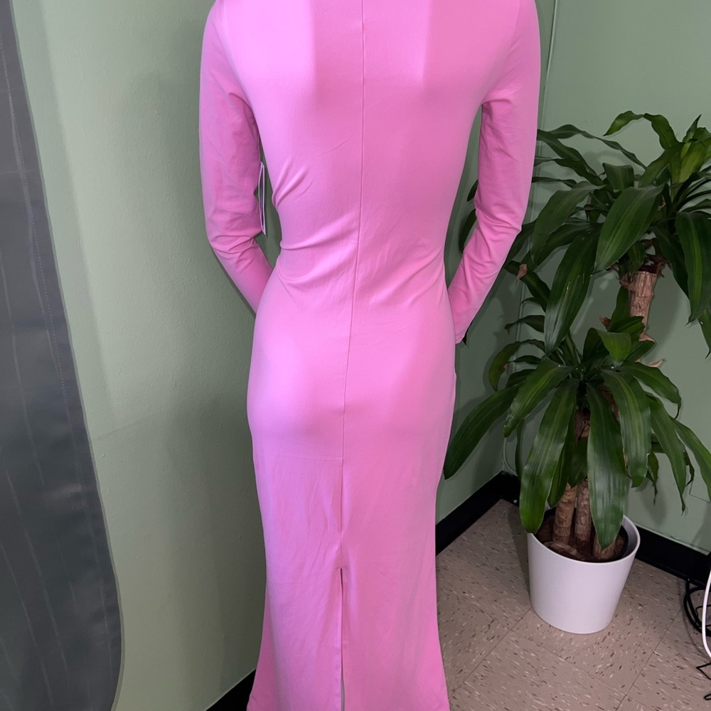 Wild Fable Pink Long Sleeve Dress - Picture 3 of 5